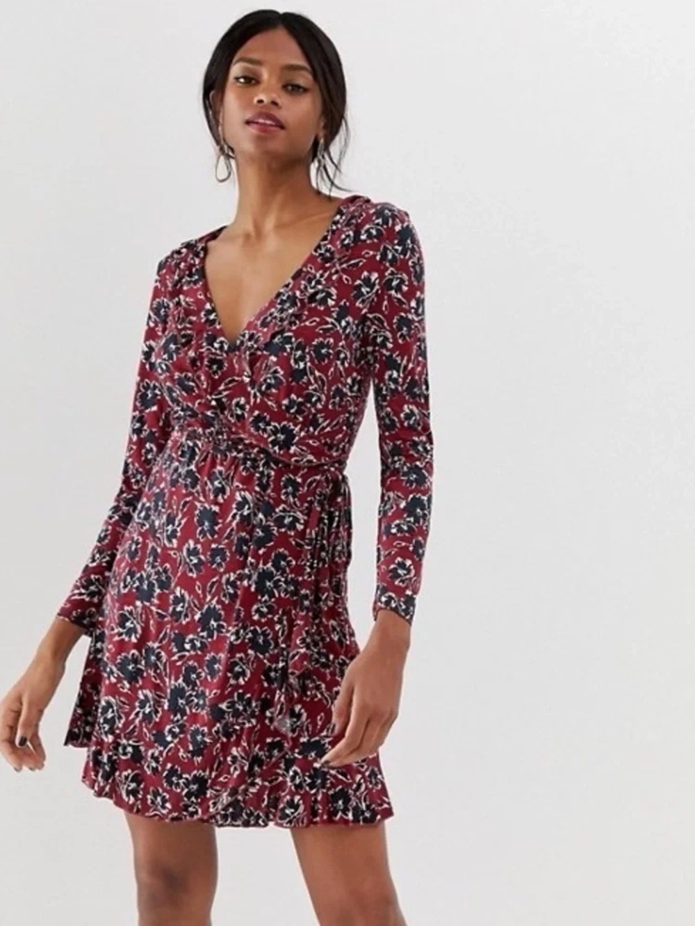 French Connection Aubi Meadow Wrap Dress Size 8